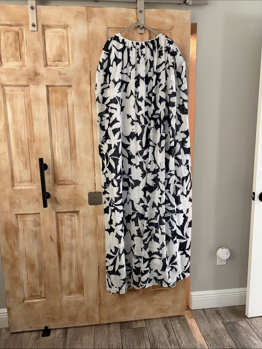 Molly Moorkamp NWT Black & White Floral Maxi Dress